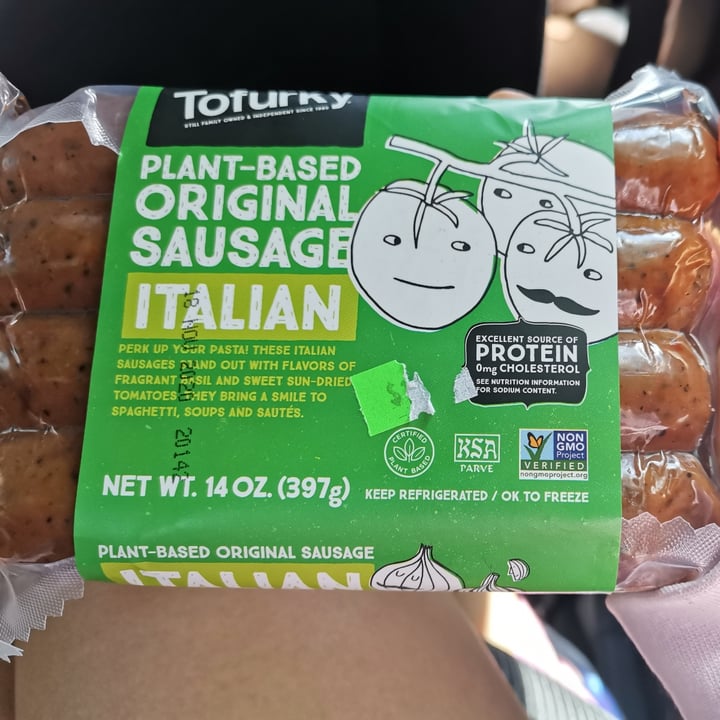 photo of Tofurky Plant-based Sausages Italian shared by @ximec on  22 Aug 2020 - review