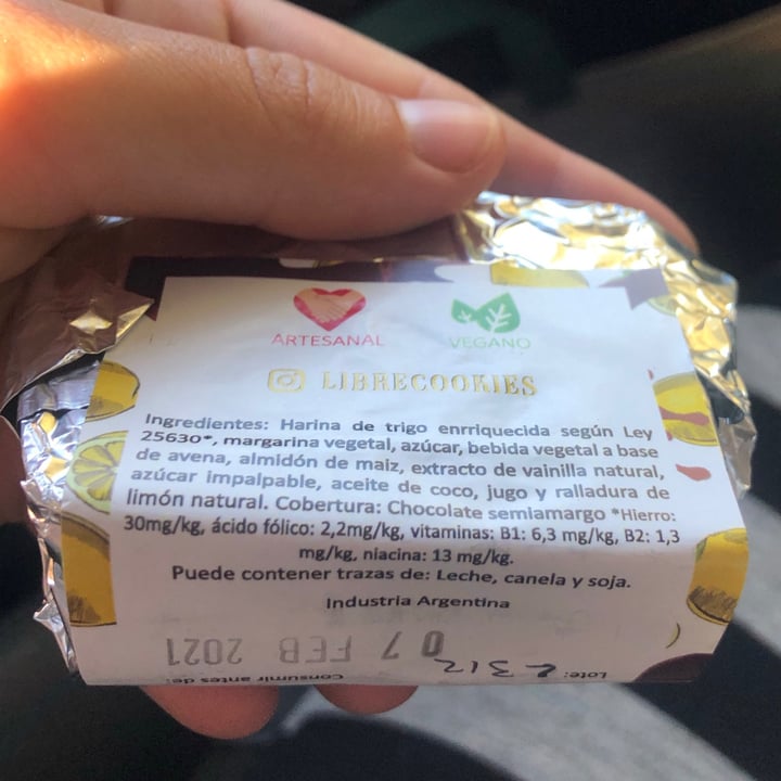 photo of Libre cookies Tita shared by @florchester on  24 Jan 2021 - review