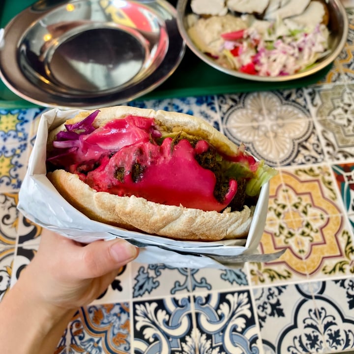 photo of Eat Nabati Egyptian falafel pita shared by @sarahrosepat on  01 Sep 2021 - review