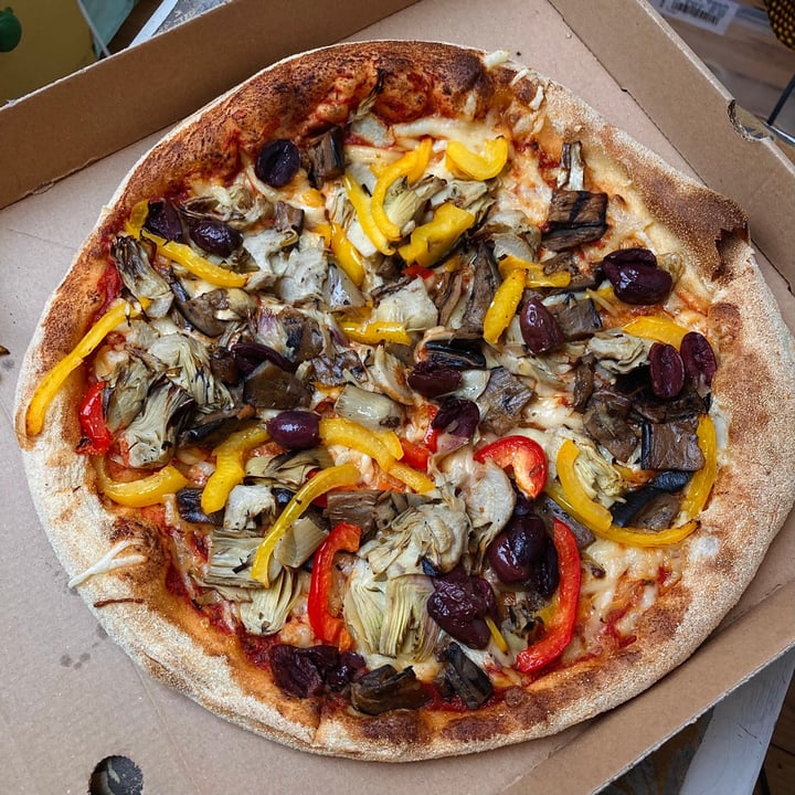 photo of Pure Pizza Morningside Vegan Aubergine Royale Sourdough Pizza shared by @katelouisepowell on  29 Jun 2021 - review