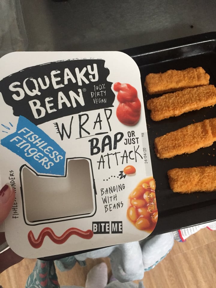 photo of Squeaky Bean Fishless Fingers shared by @lauramay on  01 Apr 2020 - review
