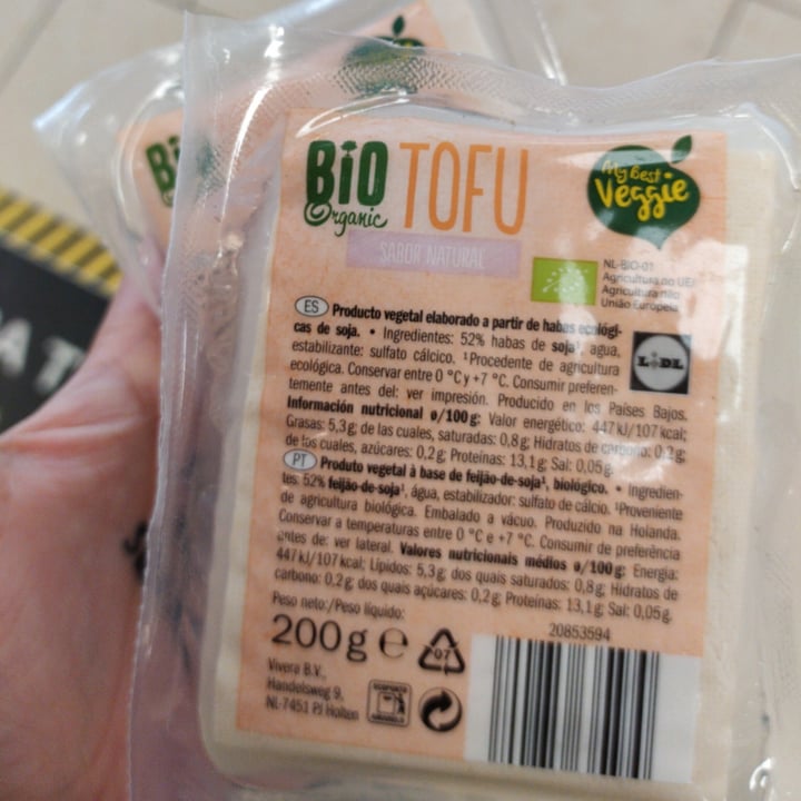 photo of My Best Veggie Bio tofu natural shared by @thyartispatt on  10 Oct 2020 - review