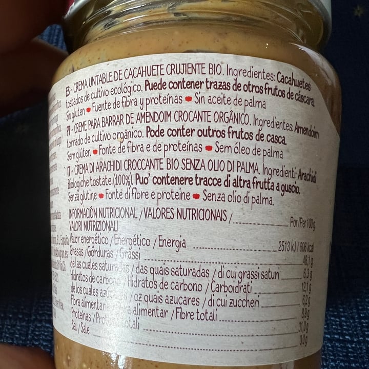 review photo of Whole Earth Crunchy Peanut Butter Bio shared by @danieletonin on 06 Apr 2022 - review