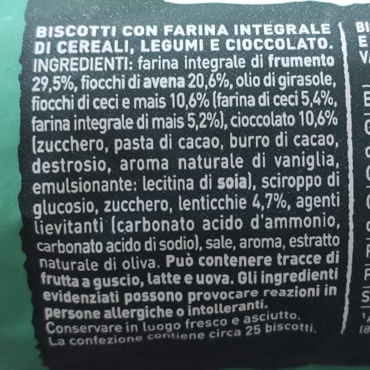 photo of Gran Cereale Biscotti legumi croccanti e cioccolato shared by @livils on  14 Apr 2022 - review