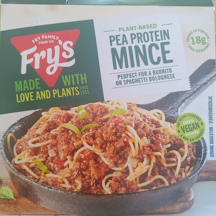 photo of Fry's Family Food Pea Protein Mince shared by @maiagaia on  01 Jan 2022 - review