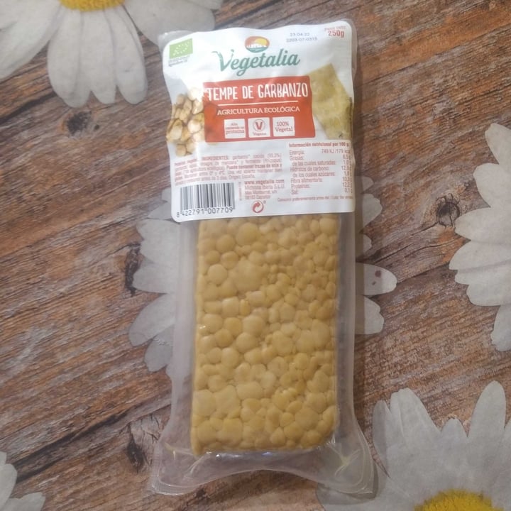 photo of Vegetalia Tempeh garbanzos shared by @luciernagaencendida on  15 Feb 2022 - review