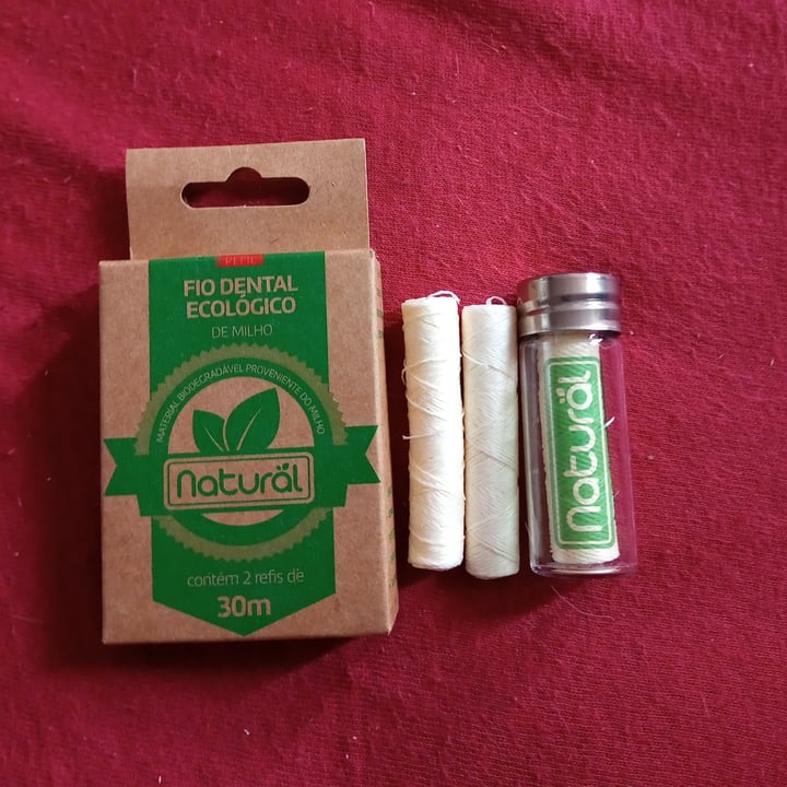 review photo of Orgânico Natural Fio Dental Ecológico shared by @geraldinhogovegan on 03 Feb 2022 - review