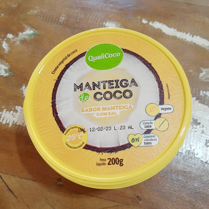 photo of Qualicoco Qualicoco Manteiga De Coco sabor Manteiga Com Sal shared by @mmbarata on  24 May 2022 - review