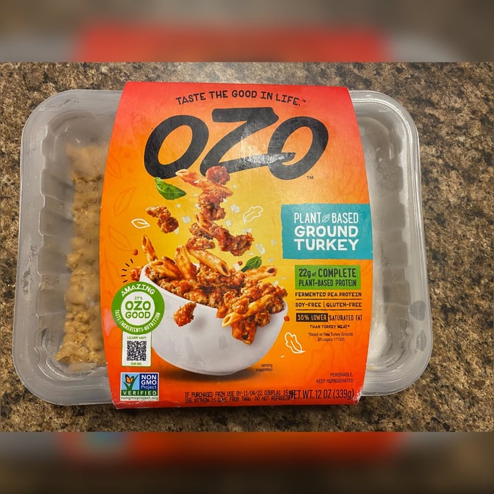 photo of Ozo plant based ground turkey shared by @merelymarlo on  11 Aug 2022 - review