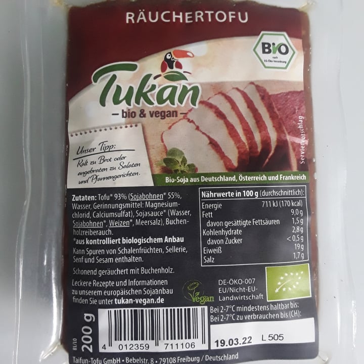 review photo of Tukan Räuchertofu shared by @rickyvangore on 01 Jan 2022 - review