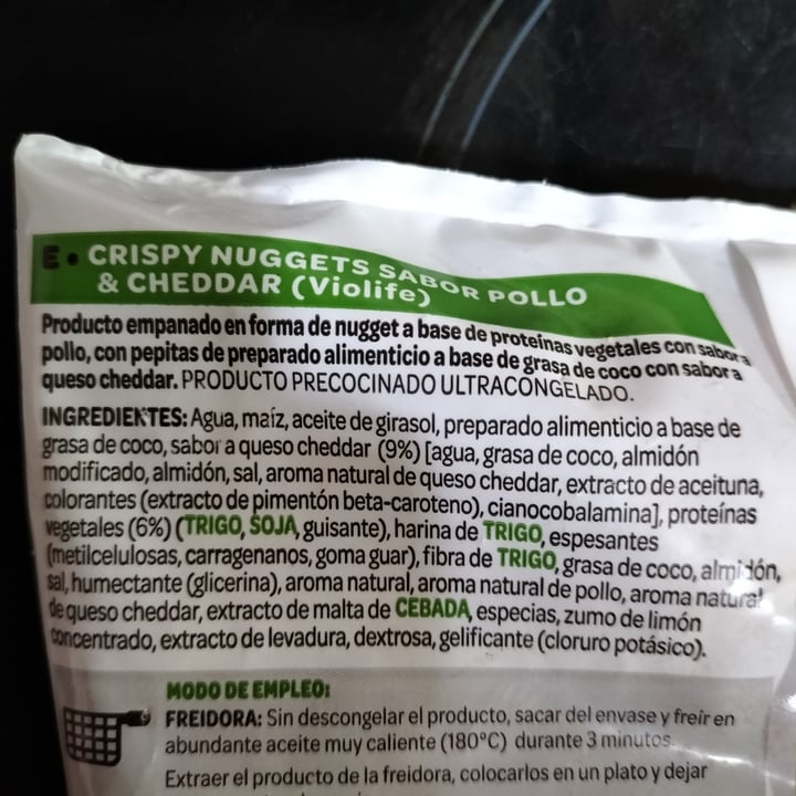 review photo of Newind foods Crispy Nuggets con daditos Violife shared by @nereamp5 on 12 Dec 2022 - review