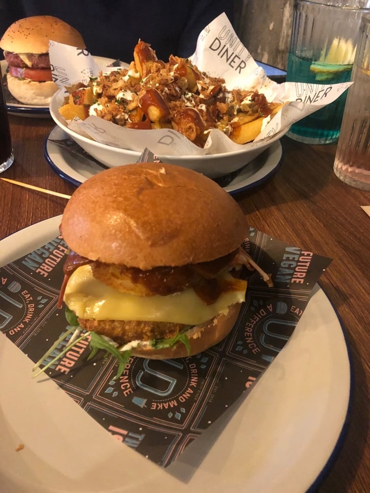 photo of Unity Diner VFC Burger shared by @beckyallott on  25 Dec 2019 - review