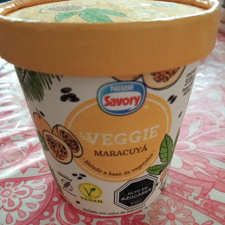 photo of Savory Helado Veggie Maracuyá shared by @kerstin269 on  18 Jan 2021 - review