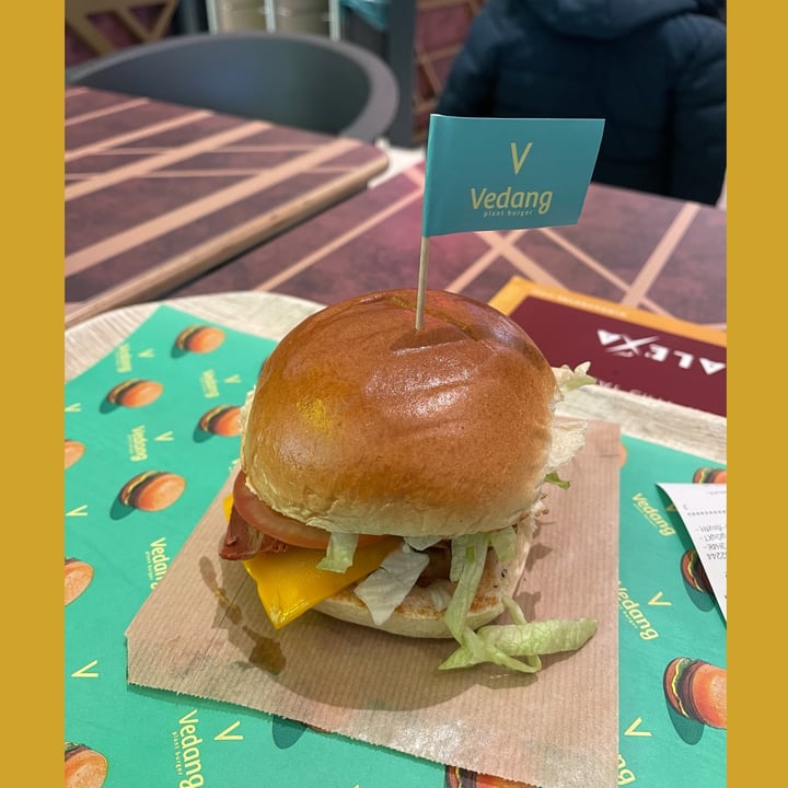 photo of Vedang - plant burger (Alexa) Cheesy Burger shared by @paoladecaro on  17 Mar 2022 - review
