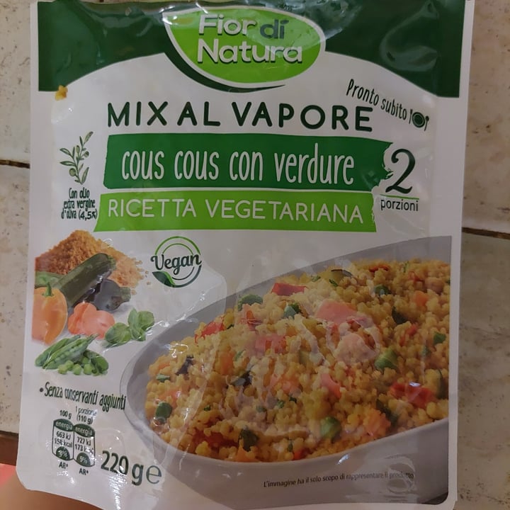 photo of Fior di Natura Mix al vapore cous cous con verdure shared by @franciscatordai on  28 Jun 2022 - review