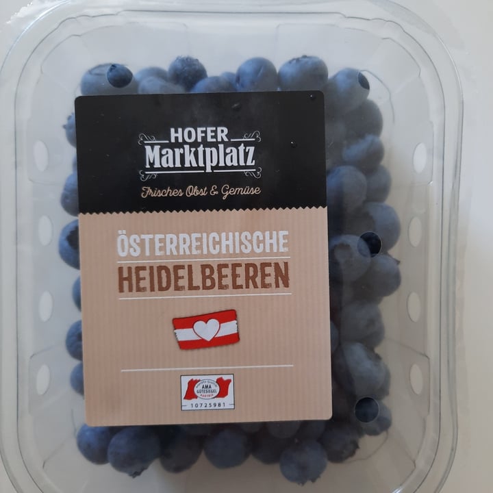 photo of Hofer Marktplatz Österreichische Heidelbeeren shared by @apknottner on  11 Jul 2022 - review