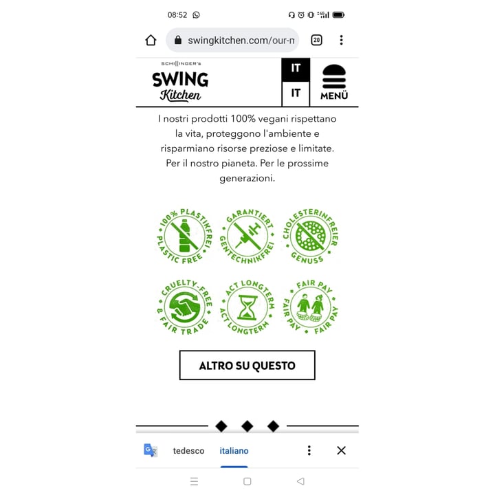 review photo of Swing Kitchen Kraut pleaser shared by @fraformi on 01 Apr 2022 - review