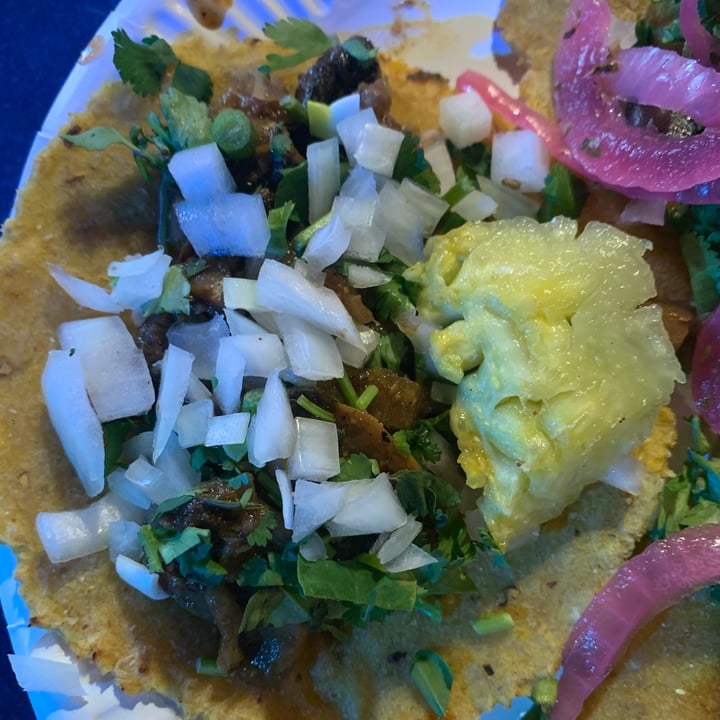 photo of Poncho TACOS Quesadilla Mushrooms Al Pastor shared by @lamaryvegana on  17 Apr 2022 - review