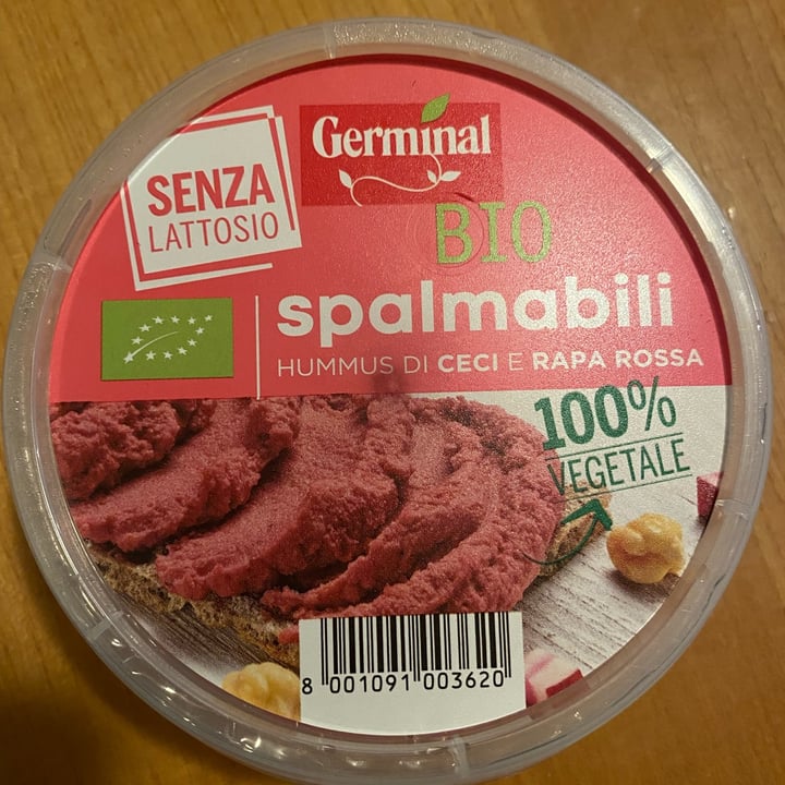 photo of Germinal Bio Hummus con Remolacha shared by @reny-g on  01 Apr 2022 - review