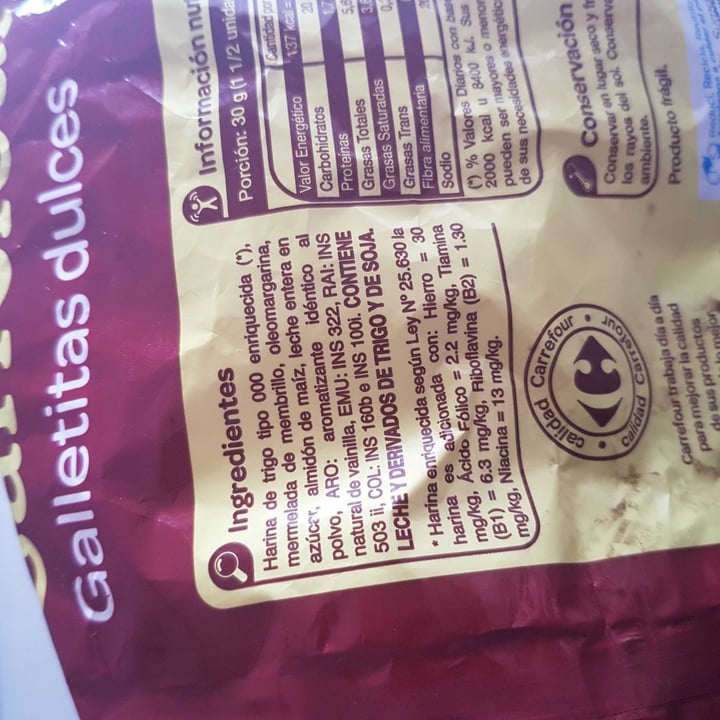 photo of Carrefour Galletitas Dulces shared by @cascook on  07 Apr 2020 - review