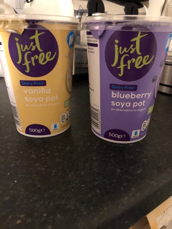 photo of Just Free Blueberry soya pot shared by @shanahowells on  14 Feb 2020 - review