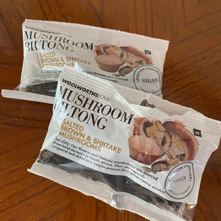 photo of Woolworths Food Mushroom Biltong Salted Brown & Shiitake Mushrooms shared by @bianca1701 on  14 May 2020 - review