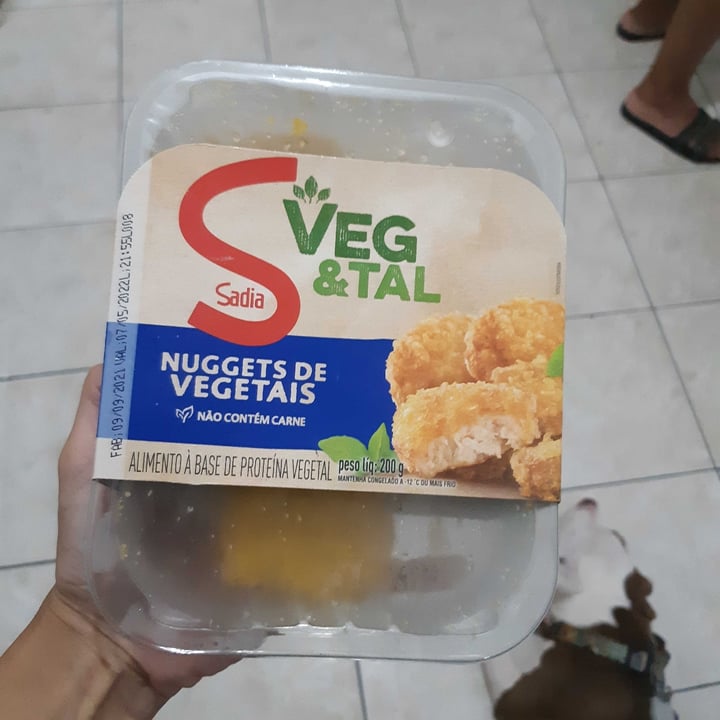 photo of Sadia Nuggets de Vegetais shared by @brunabsaldanha on  30 Apr 2022 - review