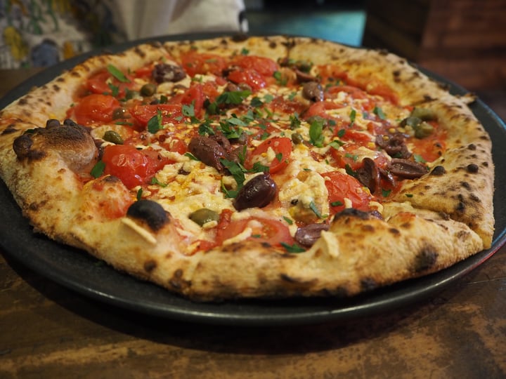 photo of Red Sparrow Pizza Pizza Puttanesca shared by @mealsbymiri on  02 Apr 2018 - review