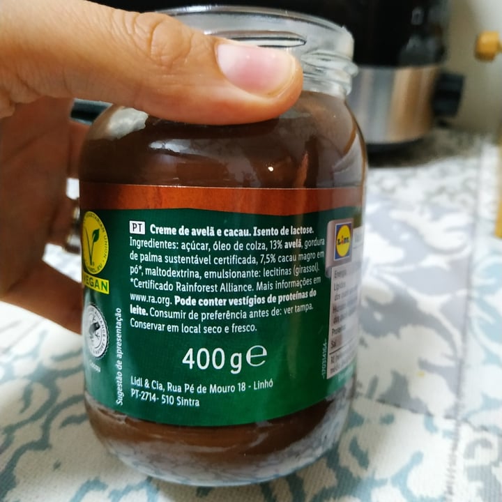 photo of Vemondo Vegan Creme De Avelã E Cacau Para Barrart shared by @martarosario17 on  22 Jun 2022 - review