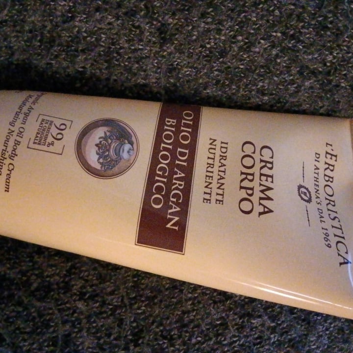 photo of L'Erboristica Di Athena's Dal 1969 Crema corpo Oli Di Argan shared by @martypessi on  01 Dec 2022 - review