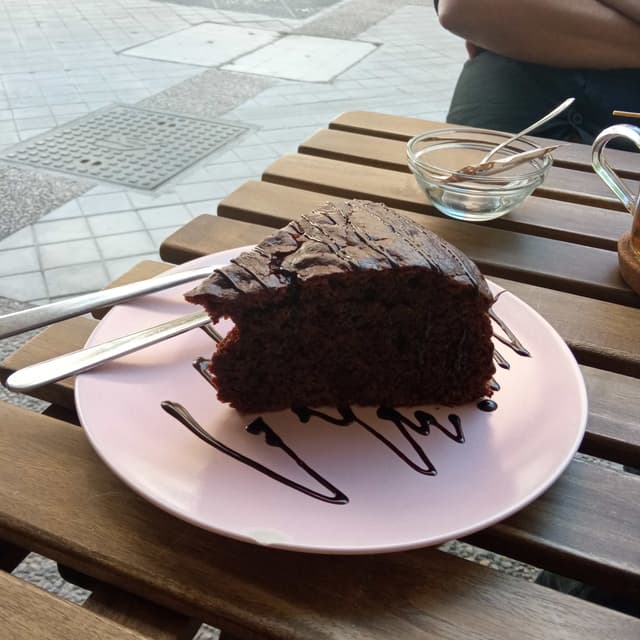 Photo of the dish “Tarta de chocolate y platano”