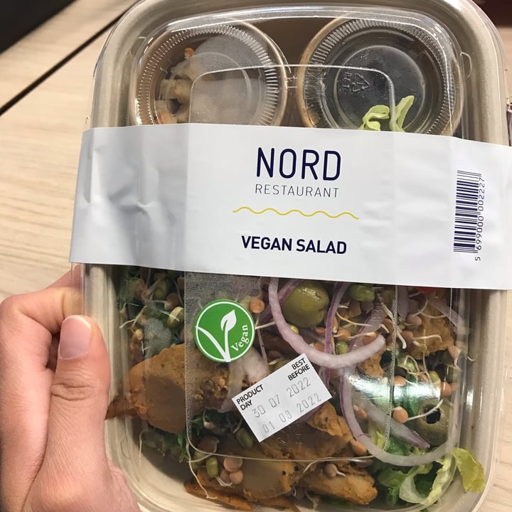 photo of Nord Vegan Salad shared by @arenavegan on  31 Jul 2022 - review