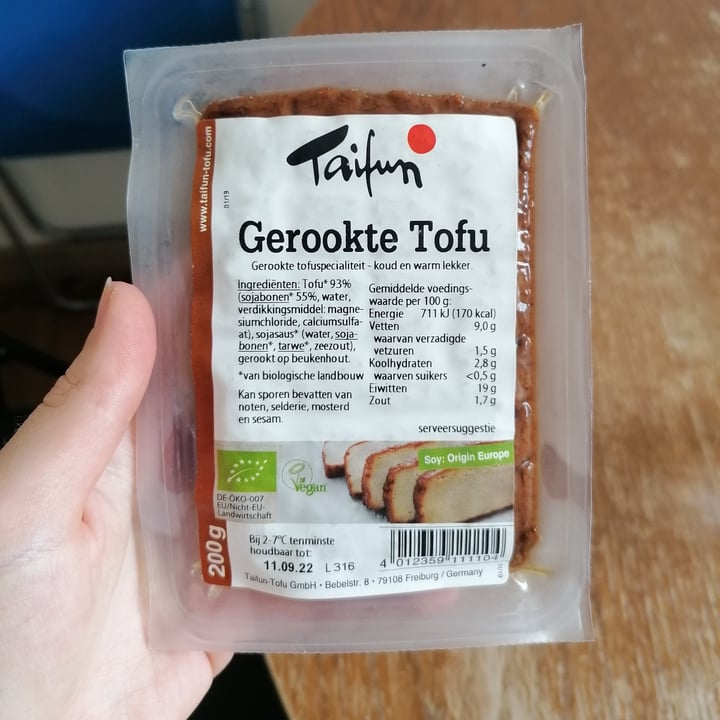 photo of Taifun Tofu Fumé shared by @eleonorap96 on  09 Jul 2022 - review