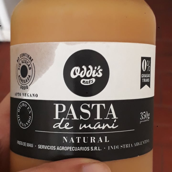 photo of Oddi’s nuts Pasta De Maní shared by @veganargentin on  05 Jan 2021 - review