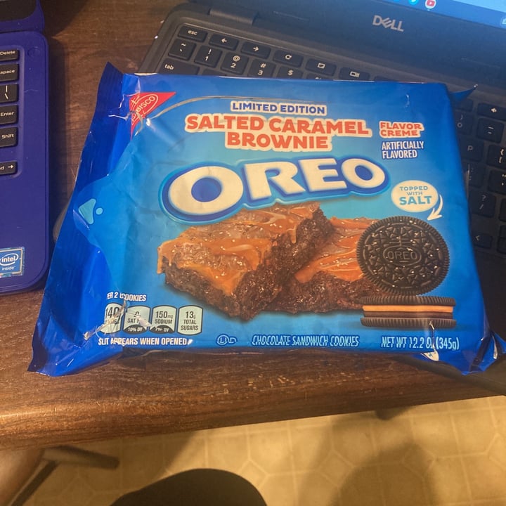 photo of  Mondelēz International Salted Caramel Brownie Cookie shared by @lazerwolf2007 on  18 Sep 2021 - review