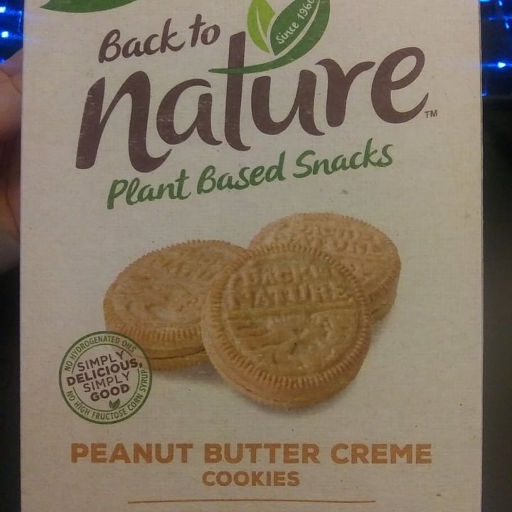 photo of Back to Nature Peanut Butter Creme Cookies shared by @alianahawke on  17 Feb 2021 - review
