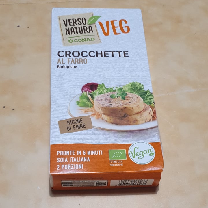 photo of Verso Natura Conad Veg Crocchette Al Farro shared by @seal on  13 Apr 2022 - review