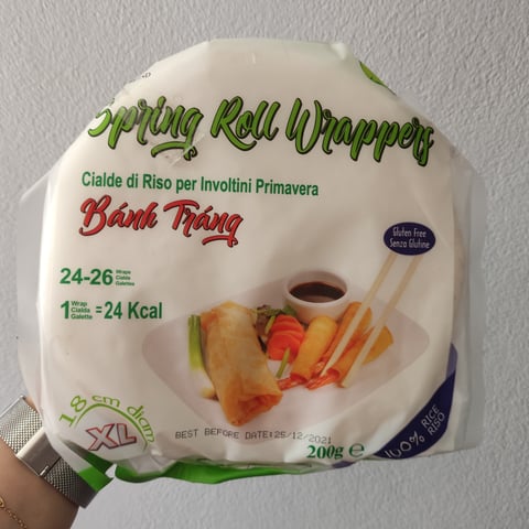 Double Parrot Spring Roll Wrapper / Rice Paper 16cm - 12 oz (340 g