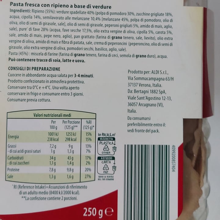 review photo of Just Veg! (ALDI Italy) Girasoli alle verdure shared by @elimeow on 24 Nov 2021 - review