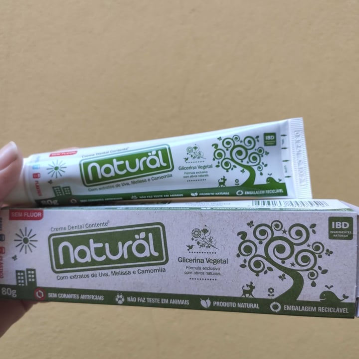 photo of Orgânico Natural Creme dental shared by @gabibagattini on  13 Jul 2021 - review