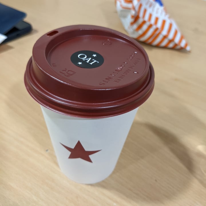 review photo of Pret A Manger Oat latte shared by @stephiewaite on 31 May 2022 - review