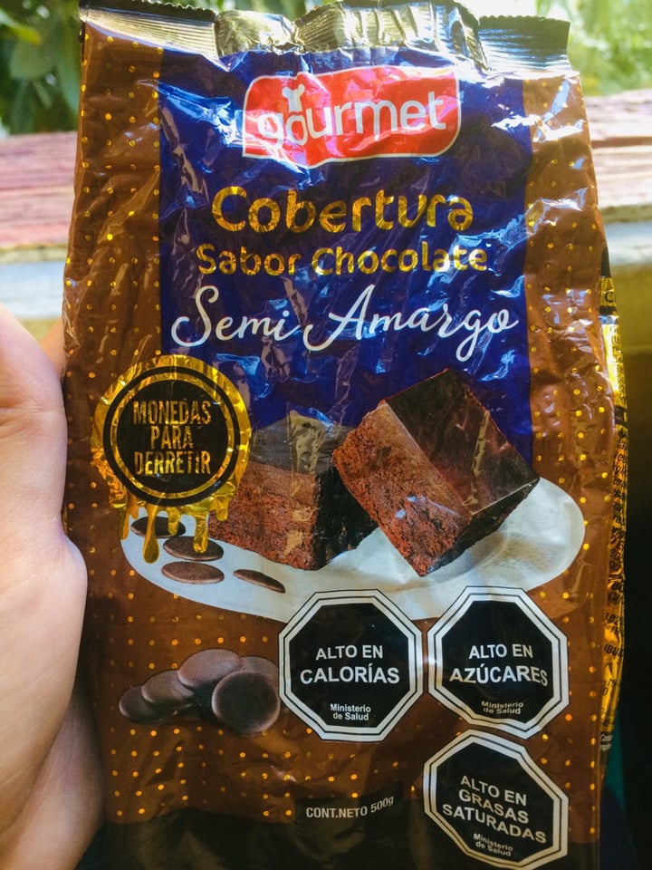 photo of Gourmet. Cobertura Sabor Chocolate Semi Amargo shared by @catacalmate on  05 Feb 2020 - review