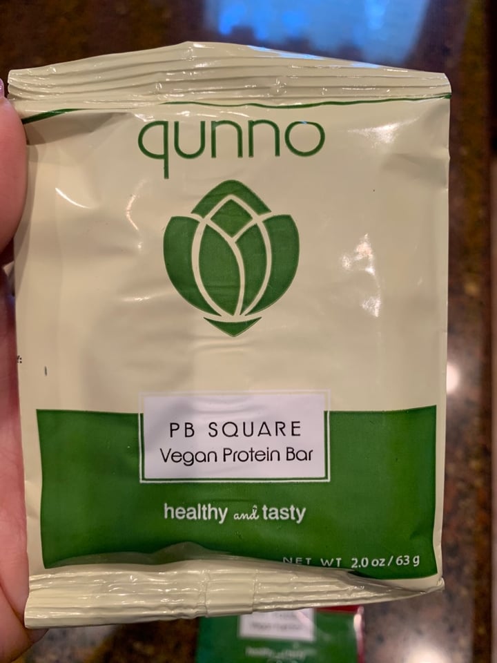 photo of Qunno Vegan Protein Bar shared by @andreamarie on  08 Dec 2019 - review