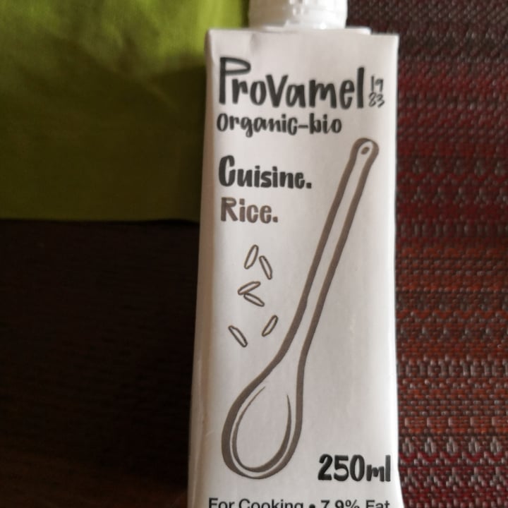 photo of Provamel Rice Cuisine shared by @claudiasquillante on  31 Mar 2021 - review