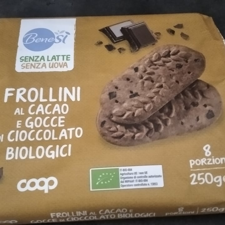 photo of Bene.Si coop Frollini biologici al cacao e gocce di cioccolato shared by @veggylove on  01 Oct 2022 - review