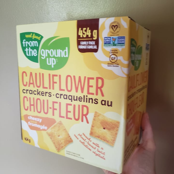photo of Real Food From The Ground Up Cauliflower Crackers Cheddar Flavor shared by @tbrown on  09 Jun 2021 - review