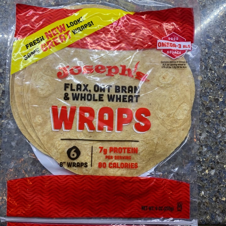 photo of Joseph's Flax, Oat Bran And Whole Wheat Wraps shared by @marino13 on  04 Dec 2020 - review