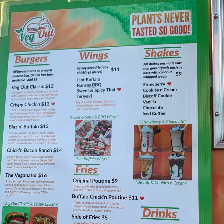 photo of Veg Out Plant Based Burgers & Shakes Buffalo Chick’n Poutine shared by @vjaymama on  26 Aug 2022 - review