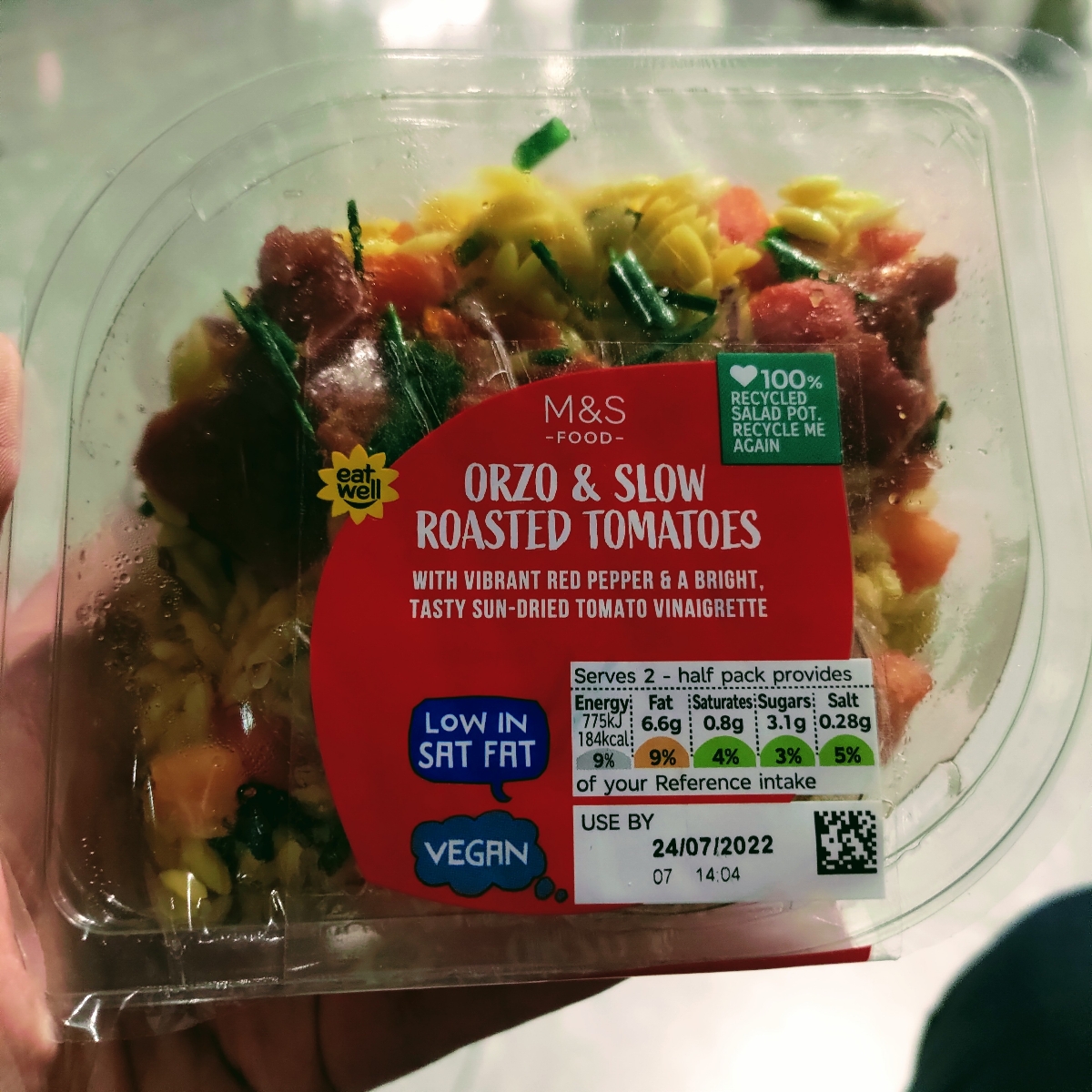 Marks & Spencer Food (M&S) Orzo & Roasted Tomatoes Reviews abillion