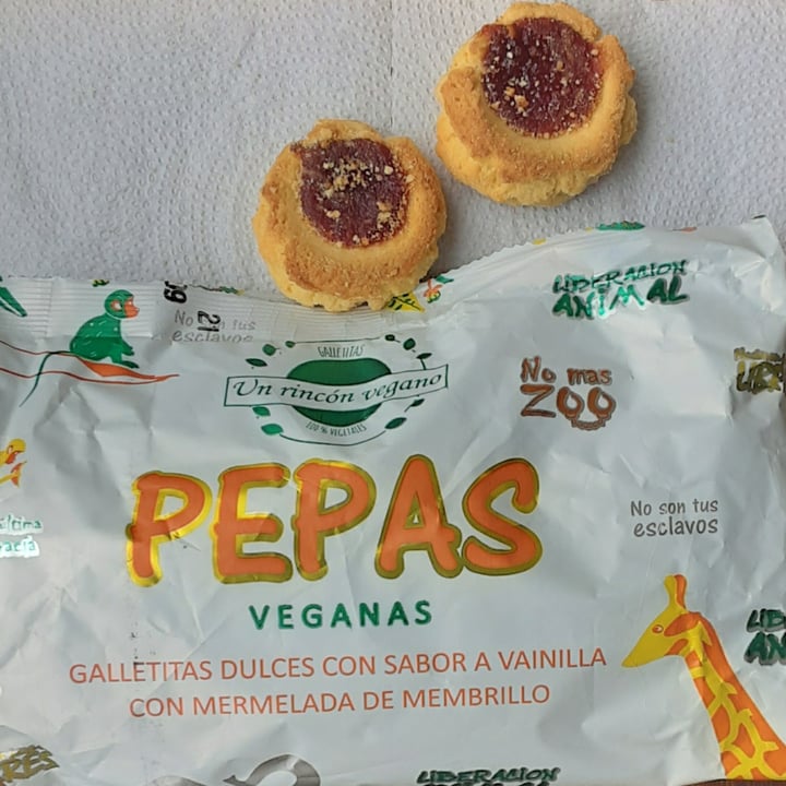 photo of Un Rincón Vegano Pepas Galletitas Dulces con Sabor a Vainilla con Mermelada de Membrillo shared by @mrpotato on  19 Jan 2021 - review